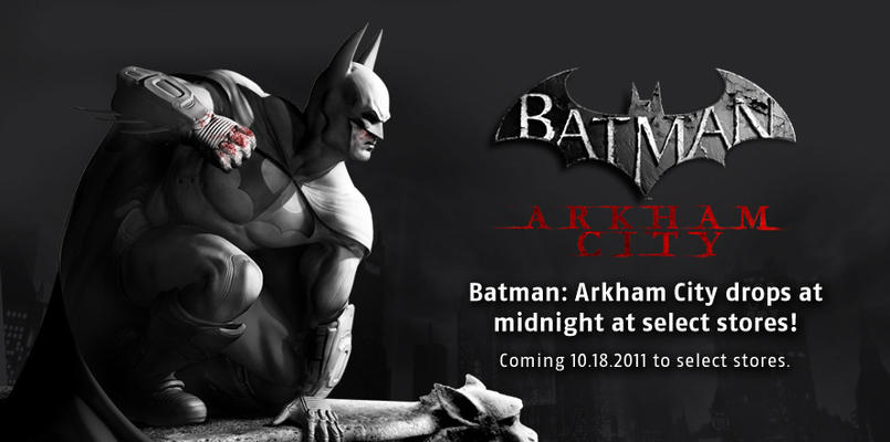 Batman Arkham City midnight opening at Future Shop