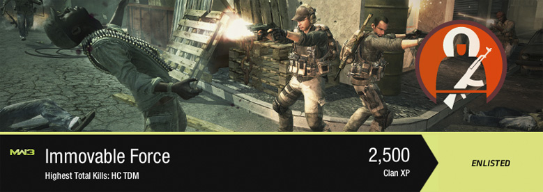 MW3 Clan Op: Immovable Force