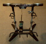 Drum Set with JamStand installed: View from the back, JamStand empty.