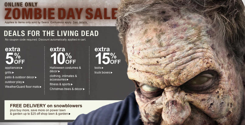 Sears Zombie Sale