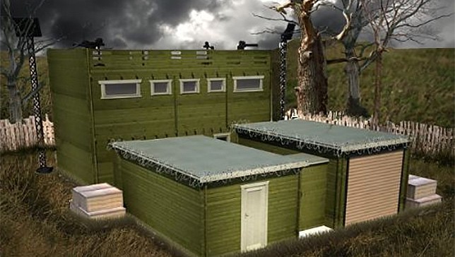 zombie defense house